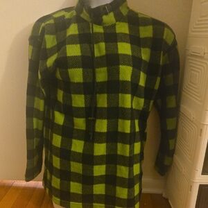 Jennifer Moore Black and Green Sweater